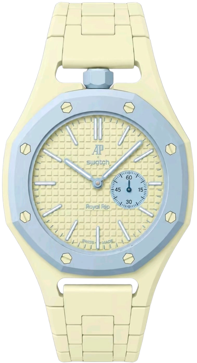 Bracelet premium Beige Naturel compatible Swatch x Audemars Piguet Royal Pop - Pop's Straps