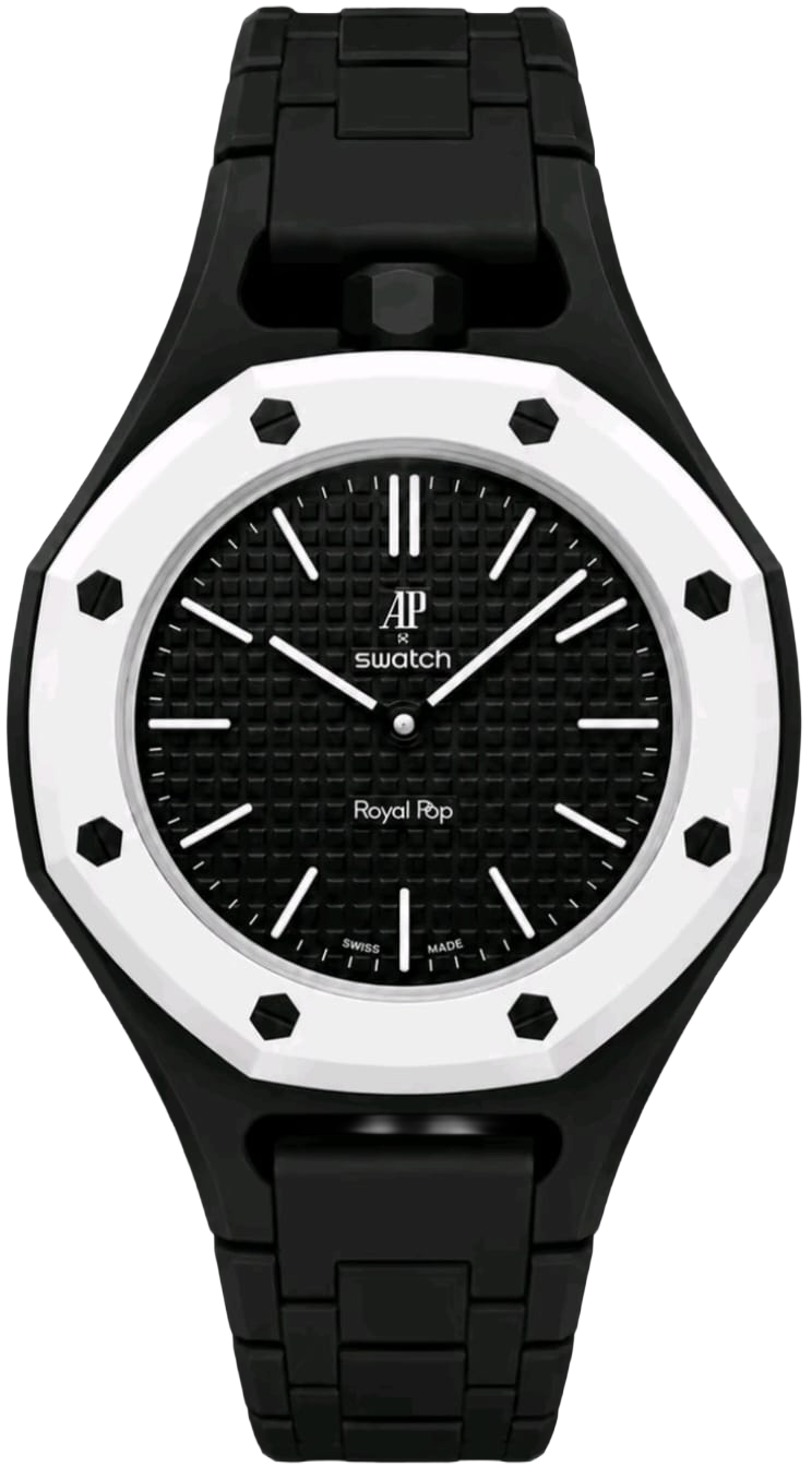 Bracelet premium Noir Intense compatible Swatch x Audemars Piguet Royal Pop - Pop's Straps