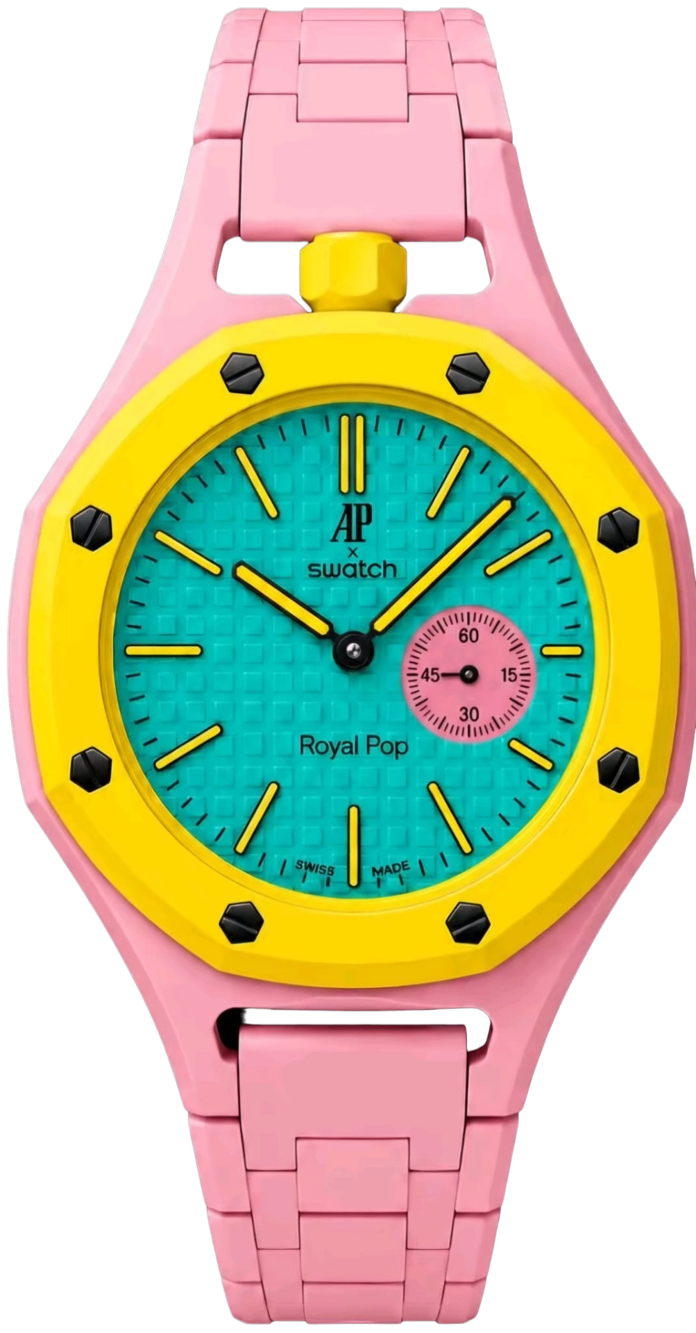 Bracelet premium Rose Pop compatible Swatch x Audemars Piguet Royal Pop - Pop's Straps